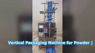 三方シール＆分割型縦型粉体包装機